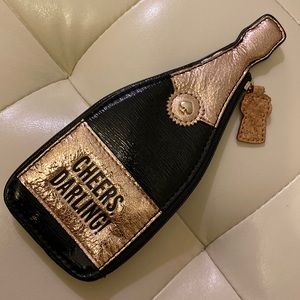 Kate Spade Champagne “Cheers, Darling!” Coin Purse